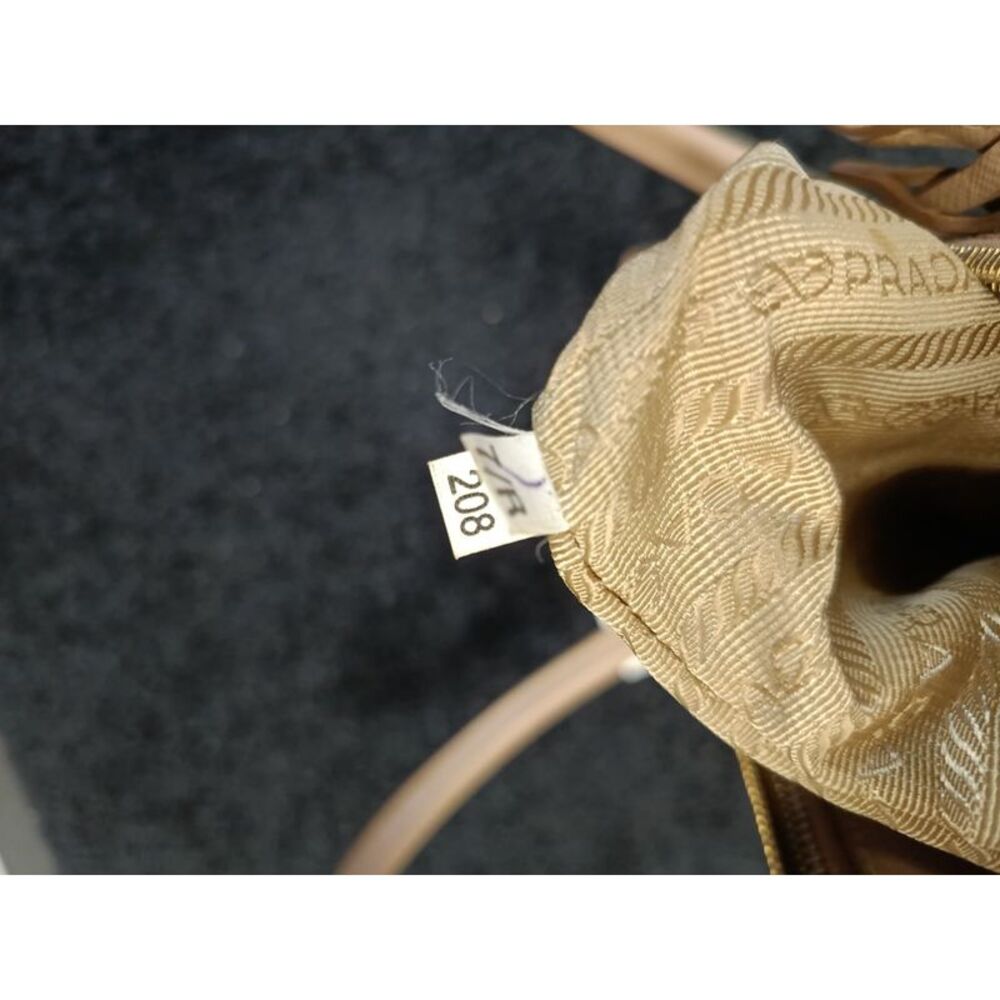 Prada Medium Galleria Double Zip Tote Bag in Beige Saffiano Leather - Picture 12 of 12